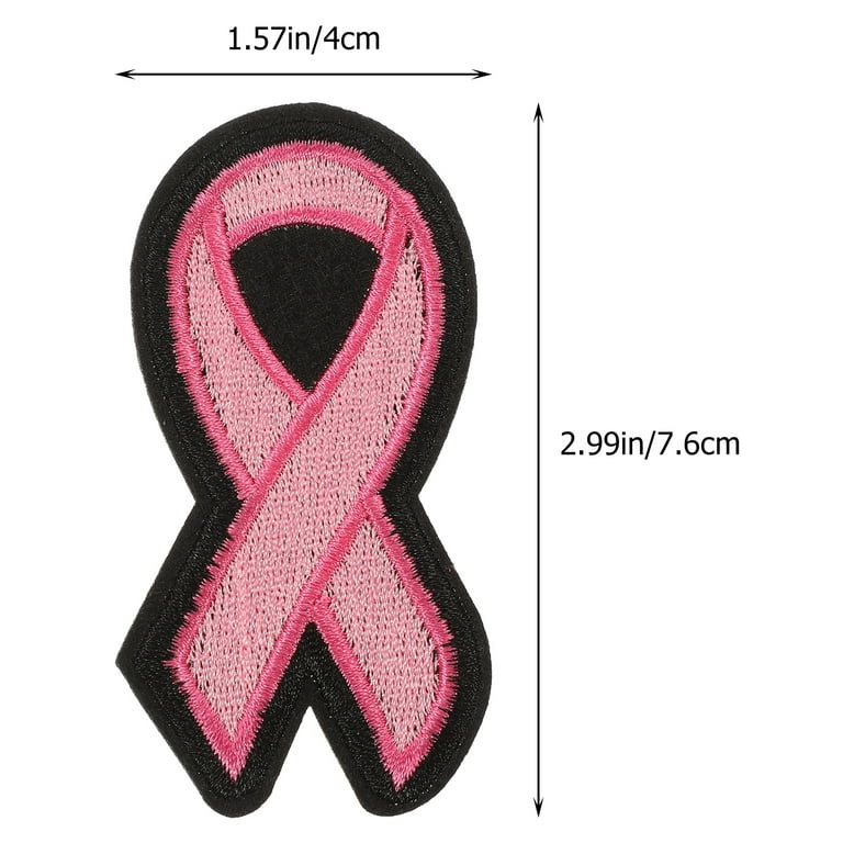40 Pcs Pink Nurse Accessories Ribbon Stickers Iron Patches for