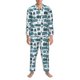 thumbnail image 3 of Fotbe Modern Furniture Pijama de Hombre con Estampado de Manga Larga, Conjunto de 2 Piezas, Ropa de Dormir Suave y Cómoda con Bolsillos-Medium, 3 of 7