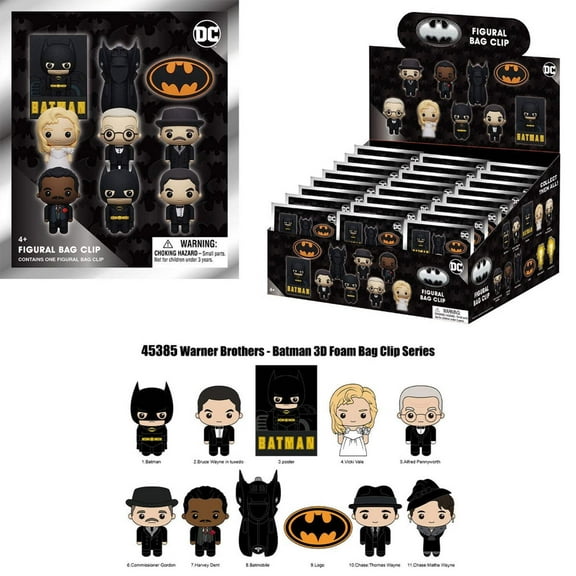 Monogram - Batman Anniversary 3D Foam Bag Clip