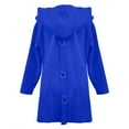 thumbnail image 6 of BODOAO Women's Button Down Hoodie Cardigan Sweaters Single Breasted Jacket Coat Long Coats Long Sleeve Fall Fashion Open Front Knit 2025 Winter Outerwear Coats Blue 3Xl, 6 of 7