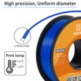 thumbnail image 3 of Geeetech 1.75mm PLA blue 3D Printer Filament, 5kg Spool (11lbs), Dimensional Accuracy +/- 0.03mm（5pcs）, 3 of 7