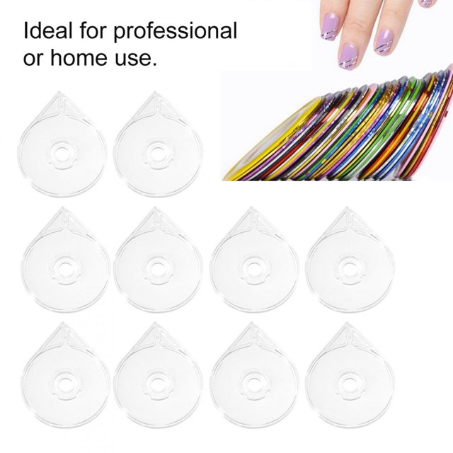 Estuche Vacío ANGGREK 10 Uds Para Línea de Cinta Decoración de Uñas