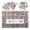 thumbnail image 2 of 21 rejillas arte de uñas diminuto de imitación joyas alrededor de 10000 piezas shamjiam diamantes de imitación del arte del clavo, 2 of 7