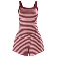 thumbnail image 4 of SIYUDAN Matching Sets For Women, Striped Camisole & Shorts, Athletic Summer Casual Two Piece Outfit XL, 4 of 4