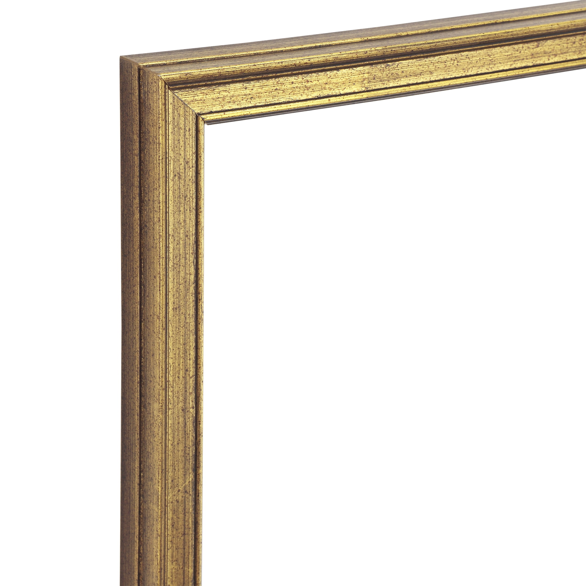 CustomPictureFrames.com 22x11 Frame Gold Real Wood Picture Frame Width 1.75 Inches | Interior Frame Depth 0.5 Inches | Museum Gold Ornate Photo Frame