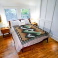 thumbnail image 2 of Pure Country Weavers Whirlwind Blanket Sage Tapestry Throw Woven from Cotton - Made in The USA (72x54), 2 of 5