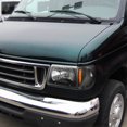 thumbnail image 2 of Spec-D Tuning Black Housing Clear Lens Corner Lights Compatible with 1992-2006 Ford Econoline Van E150 E250 L+R Pair Assembly, 2 of 7