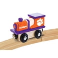 thumbnail image 3 of Masterpieces NCAA Clemson Tigers motor de tren de juguete de madera real, 3 of 5