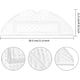 thumbnail image 4 of 10 almohadillas desechables para mopa para Xiaomi, accesorios de paños de limpieza para Roborock S7 S7plus S7max T7s T7s Plus Robot aspirador. Afortunado Sencillez, 4 of 5