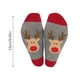 thumbnail image 3 of Calcetines navideños de algodón para hombre y mujer, con diseño de bloques de color, transpirables y con calcetines navideños de invierno., 3 of 3