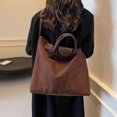 thumbnail image 3 of Bolso Bandolera Sencillo Mano Informal para Mujer Hobo Elegante Gran Capacidad PU, 3 of 9