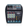 thumbnail image 1 of Consola Mezcladora Audio USB Profesional de 4 Canales con Bluetooth, Capacidades de Grabación para DJ y Mezclas en PC, 1 of 5