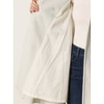 thumbnail image 5 of Abrigo Largo de Invierno para Mujer Abrigo Elegante de Doble Botonadura con Solapa Blanco crema XS, 5 of 5