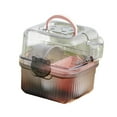 thumbnail image 2 of koolsoo Cage pour Hamster Compacte Étui de Transport pour Hamster pour la Maison Vacances Activités Extérieures Rose, 2 of 9