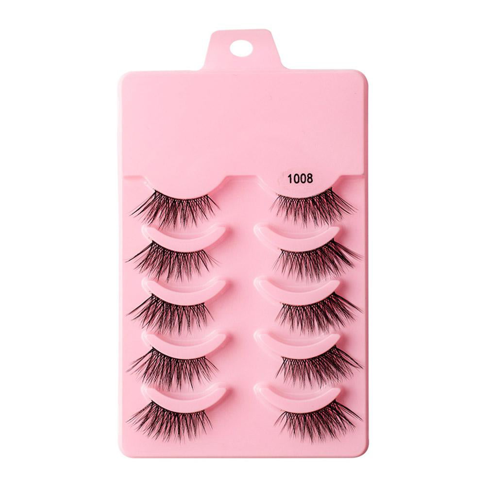 20pairs 5d False Eyelashes Stretch Silk Charm Natural Synthetic