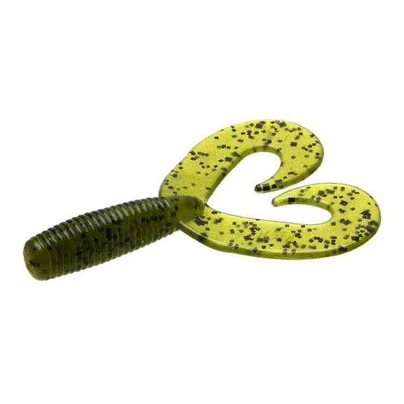 Zoom 3.5 inch Fat Albert Twin Tail Lure Watermelon Seed 10 Pack