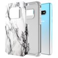 thumbnail image 5 of Samsung Galaxy S10e Case, Rosebono Slim Hybrid Shockproof Hard Cover Graphic Fashion Colorful Skin Cover Armor Case For Samsung Galaxy S10e (White Marble), 5 of 5