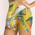 thumbnail image 5 of Shapes In Orange Skirts Woman Fashion 2024 Pant Skirt Mini Skirts Office Short Skirt Abstract Shapes Orange Colorful Geometric, 5 of 7