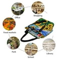 thumbnail image 6 of Kll Tote Bag For Women Landscape With Sunflowers Print Shopping Grocery Reusable Bags For Office School Shopping Travel, 6 of 7