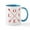 White/Blue Inside, variant on CafePress - Love Arrows - 11 oz Ceramic Mug - Novelty Coffee Tea Cup