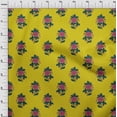 thumbnail image 3 of oneOone Cotton Cambric Fabric Leaves & Floral Block Print Fabric BTY 56 Inch Wide, 3 of 4