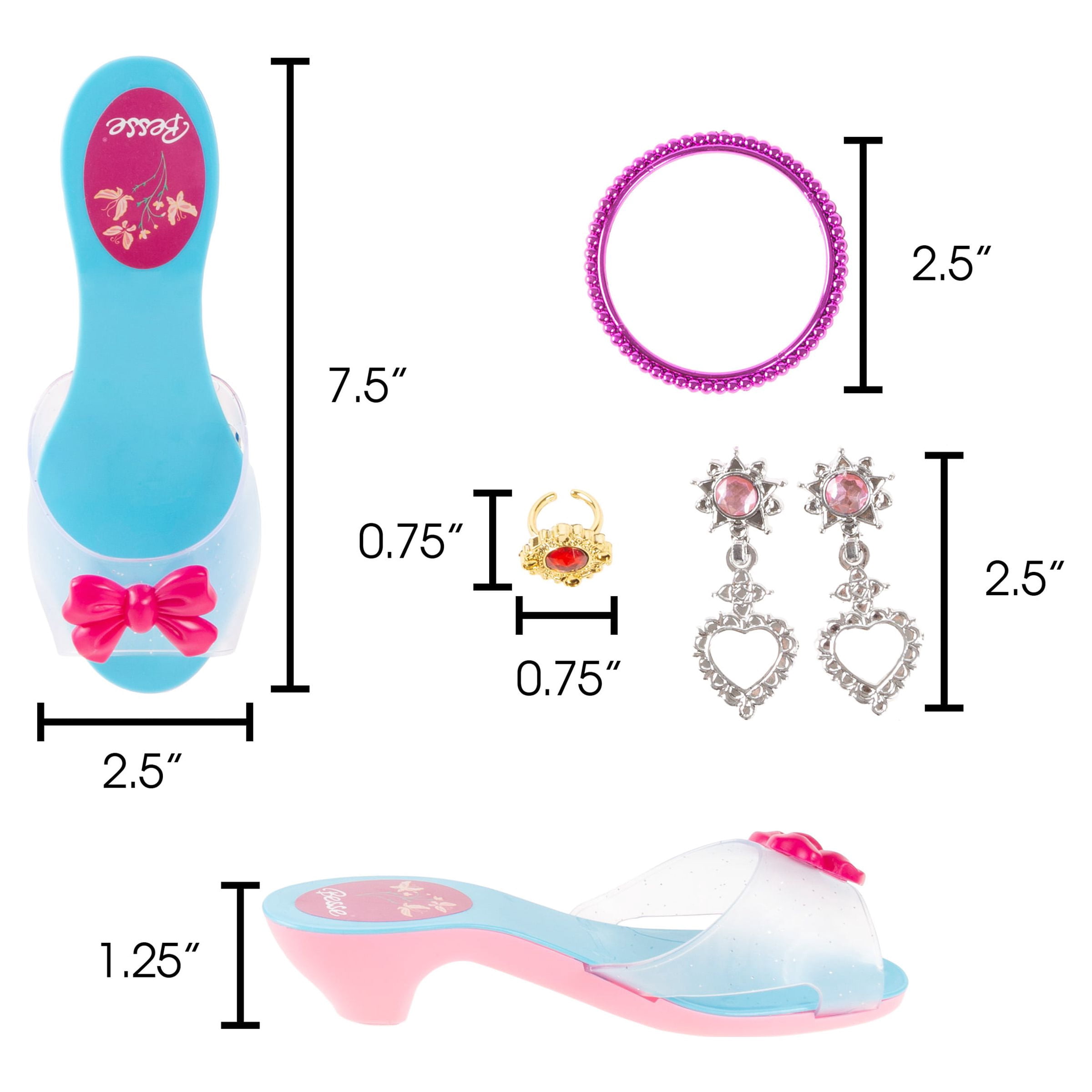 Hey Play Princess Dress-Up Set - Pretend Play Costume Accessories