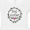 thumbnail image 4 of Inktastic Big Sister Leaves, Circle, Heart Girls Toddler Dress, 4 of 5
