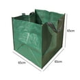 thumbnail image 7 of Garden Leaf Bags Yard Waste Bags Reusable Large Organizer Lawn Bag Garden Trash Bags for Weeds,Pool,Collecting Leaves,Camping 65cmx65cmx65cm 270L, 7 of 7