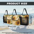 thumbnail image 6 of KUIFORTI Sunflower Trunk Organizer for Car, Large-Capacity Trunk Storage Organizer with 4 Pocket, Butterfly Car Decor Fashion Car Organizers, Keep the Car Clean and Tidy, 6 of 6