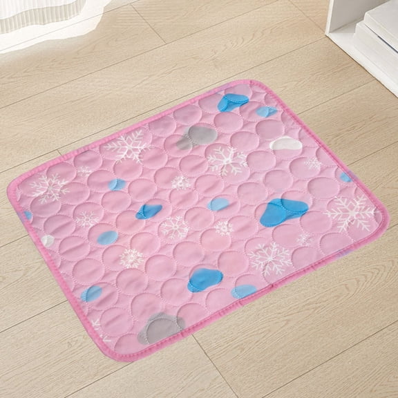 Dog Cooling Mat, 2026 New Dog Cooling Mat Pad Self-Cooling Pad for Dogs Cats,ortable Washable Pet Kennel Mat for SummerIndoor Outdoor Home Kennel Crate Cars Use (Deep Pink, XL)
