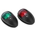 thumbnail image 3 of LED Navigation Lamp, Universal LED Side Light IP66 Protection Grade 1 Pair / Set  For Yachts Black, 3 of 8