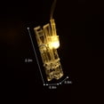 thumbnail image 5 of LED Photo String Lights-40 Photo Clips Battery Powered Fairy Twinkle Lights, String Lights Indoor,Wedding Party Christmas Home Decor Lights for Hanging Photos, Cards and Artwork ( Warm White), 5 of 9