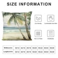 thumbnail image 5 of Chilfamy Palm Trees Surfboard Beach Pillow Covers for Couch Sofa Indoor Outdoor Square Printed on Both Sides 1PC 18x18in, 5 of 5