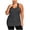 Dark Gray, variant on Women's Plus Size Racerback Tank Tops U Neck Cutout Back Sleeveless Workout T Shirts Loose Fit Running Athletic Yoga Shirts Purple