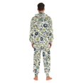 thumbnail image 4 of FORMRS Onesies Pajama for Adults Unisex Hoodie Winter Jumpsuit One Piece Sleepwear, Sizes S-2XL, Light Floral, 4 of 7