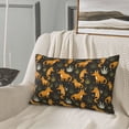 thumbnail image 5 of Lsque Funny Fox by the Field Pattern Pillow Case – Soft & Cozy Throw Pillow Cover, Hypoallergenic Cushion Case for Sleeping Women with Envelope Closure-14"x20", 5 of 6