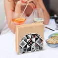 thumbnail image 6 of Ryvnso Geometric Plaid Checkered Pattern Acrylic Napkin Holder Table Kitchen Paper Tissue Organization, 6 of 7