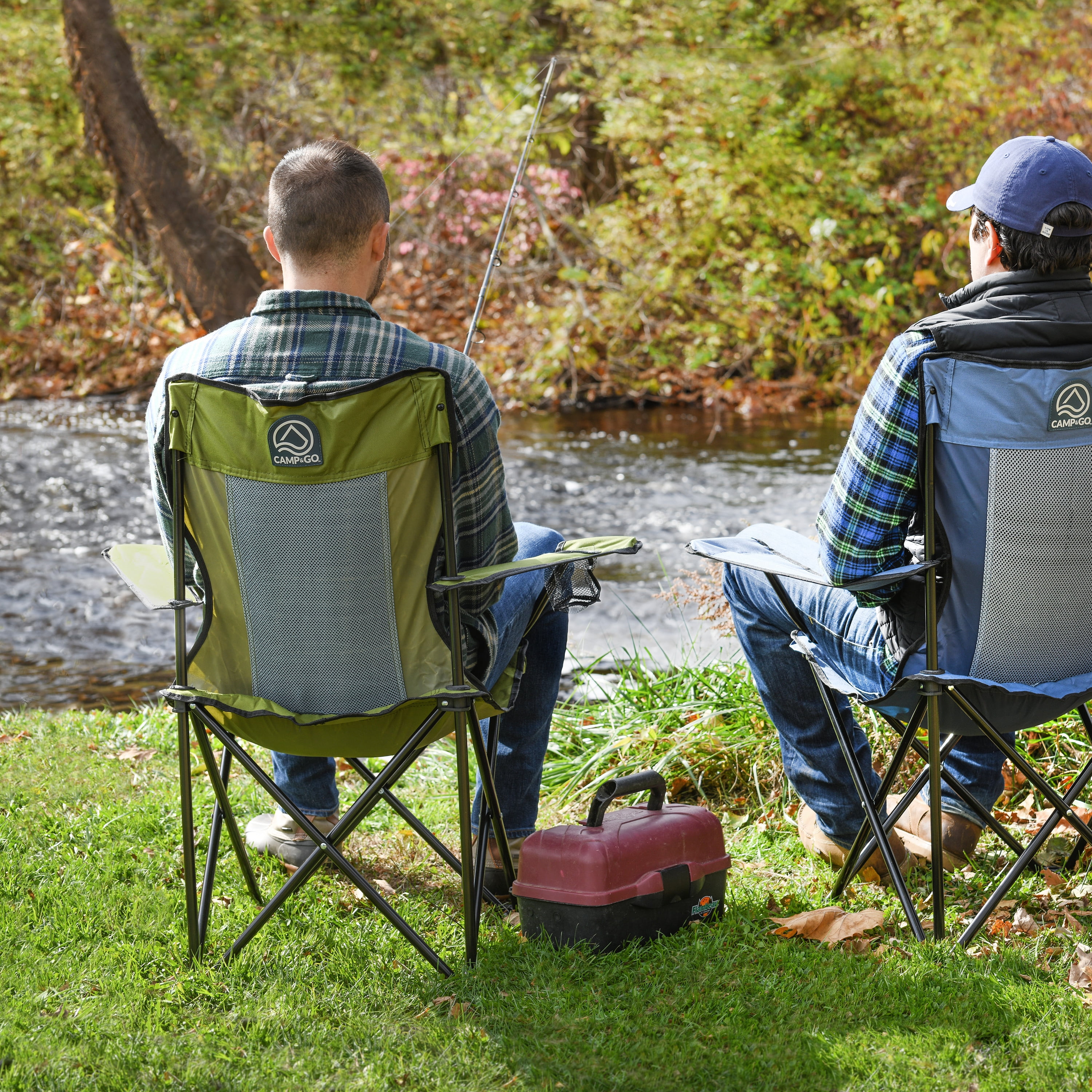 Mesh Back Quad Camping Chair Walmart