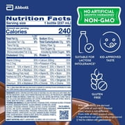 PediaSure Grow & Gain with Immune Support, 7g Protein, Chocolate, 8-fl-oz Bottle, Pack of 6