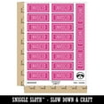 thumbnail image 2 of Invoiced Double Line Border Billed Sticker Set - Hot Pink - Matte Finish - 2.00" Large, 2 of 7