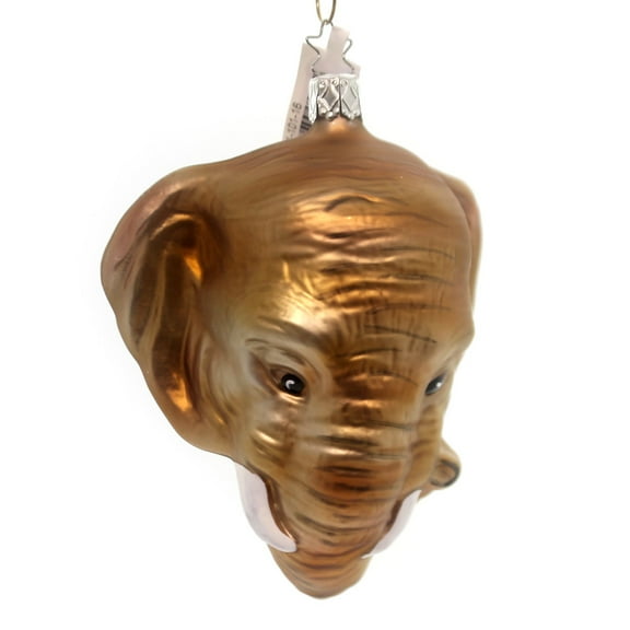 Inge Glas African Elephant Glass Tusks Largest Land Animal 110116