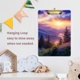 thumbnail image 4 of FORMRS Acrylic Clipboard with Low Profile Clip Standard A4 Letter Size, 12.5" x 9", Beautiful Mountain, 4 of 8