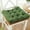 Green, variant on TaTaai 1Pcs Velvet Solid Chair Pad Super Soft Plush Washable Square Seat Cushion for Kitchen Dining Room