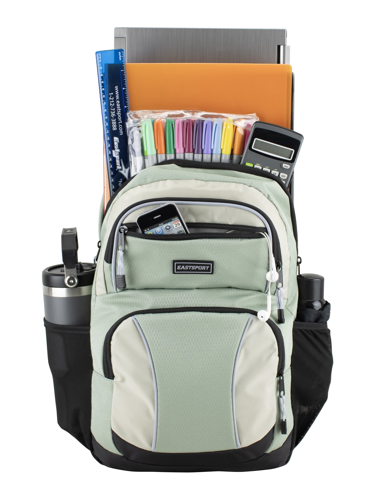 Eastsport Unisex 18.5" Vision Sport Backpack, Seagrass