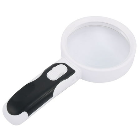 magnifying 20x glass light illuminated lighted magnifier handheld reading led dialog displays option button additional opens zoom