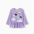 thumbnail image 5 of Disney Mickey Mouse Toddler Girls 2pcs Minnie Naia™ Floral Ruffle-hem Top with Leggings 2 Pieces Outfit Sets Sizes 2-6, 5 of 6