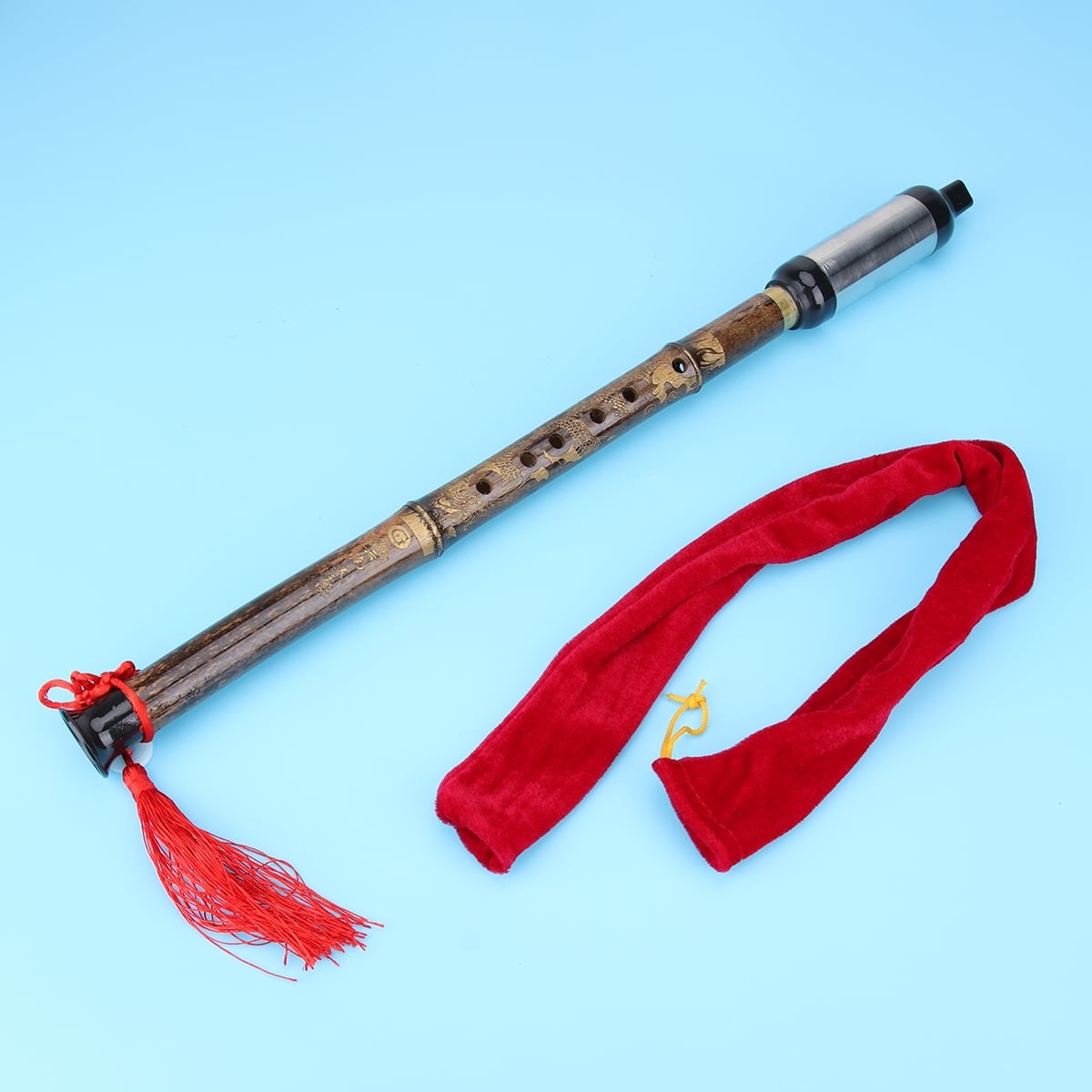 2 Count Chinese Musical Instrument 54.00X3.50X3.50CM