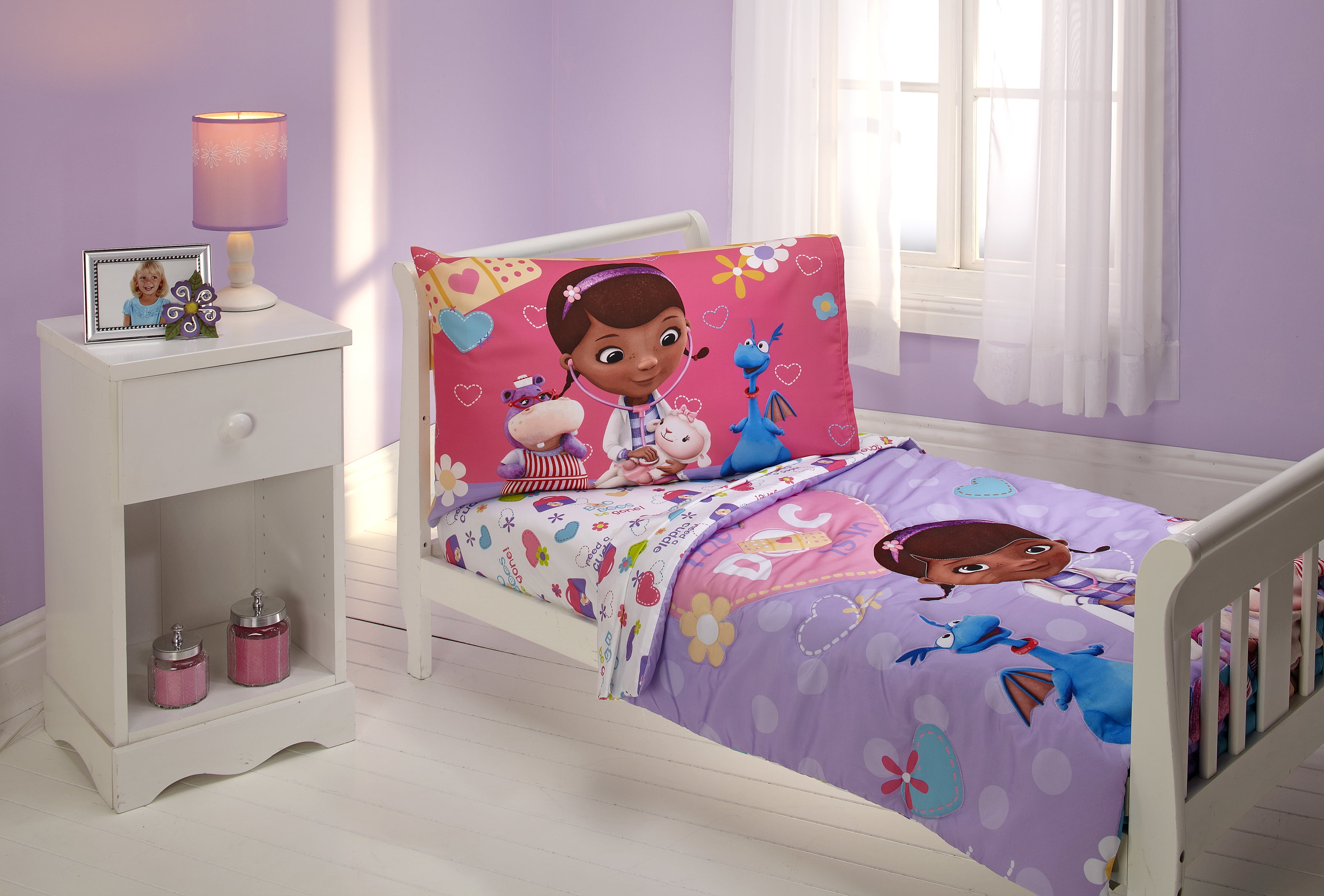 Disney Doc Mcstuffins 3 Piece Toddler Bedding Set With Bonus Disney Doc Mcstuffins 3 Piece Toddler Bedding Set With Bonus Matching Pillow Case