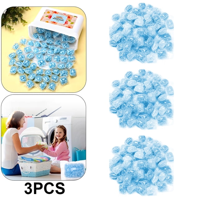 300 Uds. Perlas Potenciadoras Aroma para Lavandería Duraderas Herramientas Limpieza para El (azul)