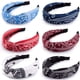 thumbnail image 1 of 6 piezas de diadema con nudo superior Vhermosa bohemias Paisley cruzado Vintage, 1 of 6